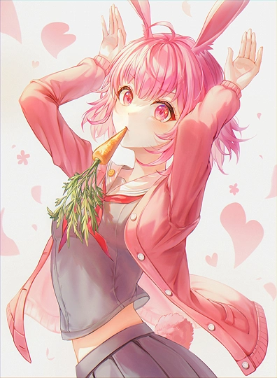 えむちゃん🐰-草丛看图