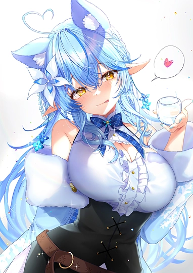ラミィちゃ-草丛看图