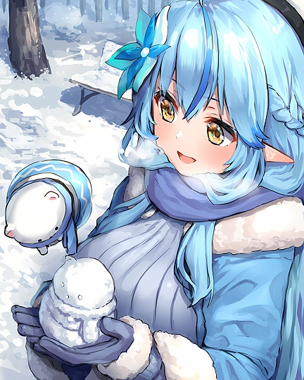 雪花ラミィさん-草丛看图