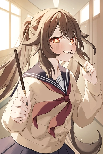 ポッキーの日胡桃-草丛看图