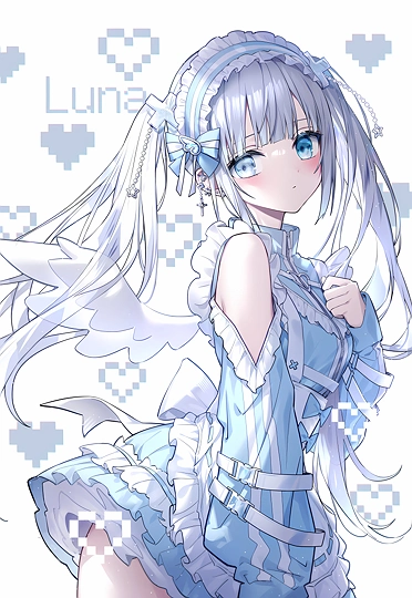 天使Luna-草丛看图