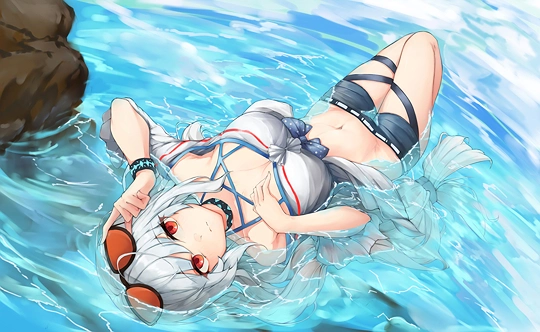 明日方舟 / Skadi-草丛看图
