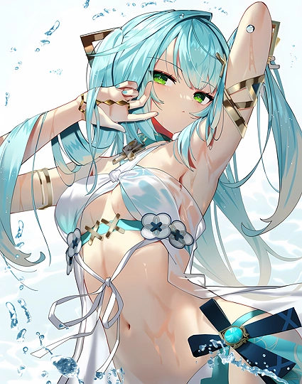 水着ファルザン-草丛看图