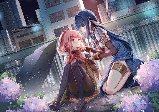七海やちよ❤環いろは-草丛看图