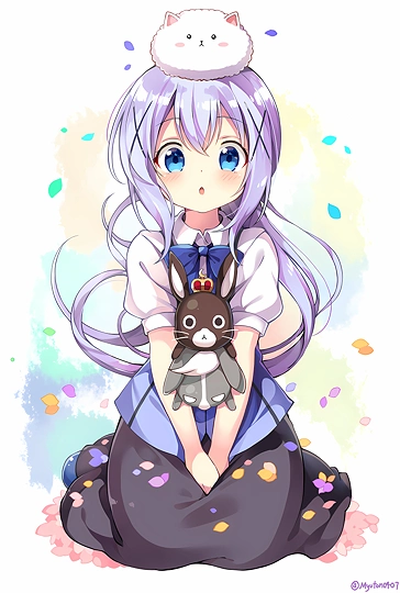 ごちうさ3期おめでとう!のチノちゃん-草丛看图