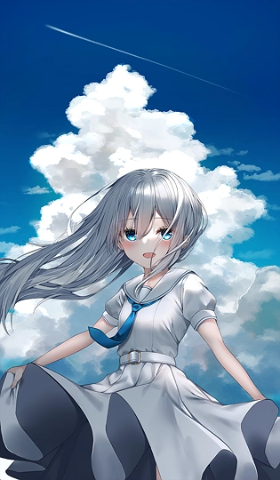 Blue summer-草丛看图