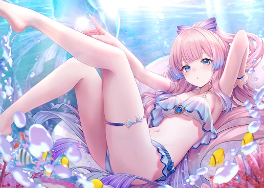 🐟心海 Summer Vacation🐟-草丛看图