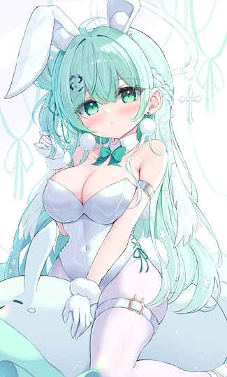 しろうさ🐰-草丛看图