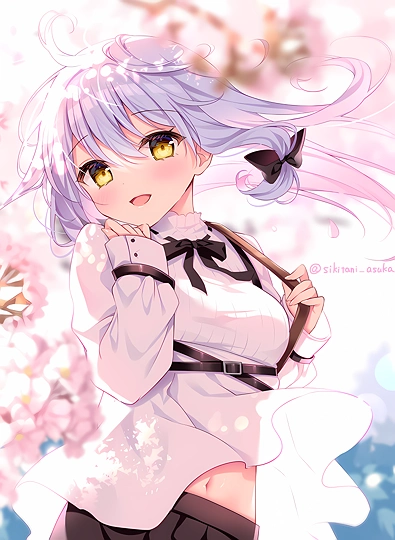 桜色に染まる君-草丛看图