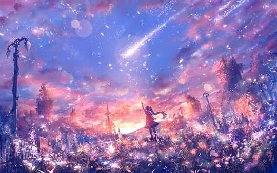 あの雲の向こうには-草丛看图