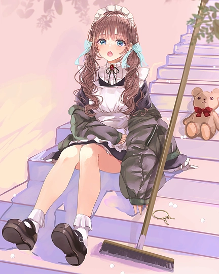 さぼりメイド-草丛看图