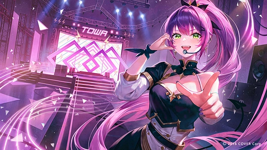 常闇トワ4周年記念LIVE_イラスト-草丛看图