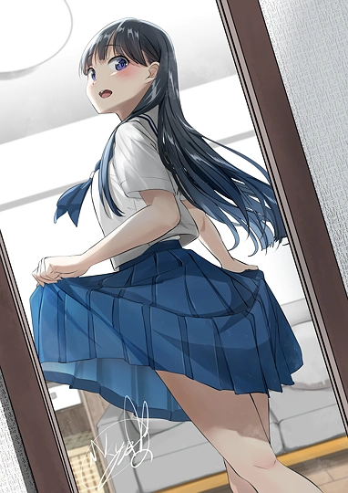 「…夏服、結構可愛いかも」-草丛看图