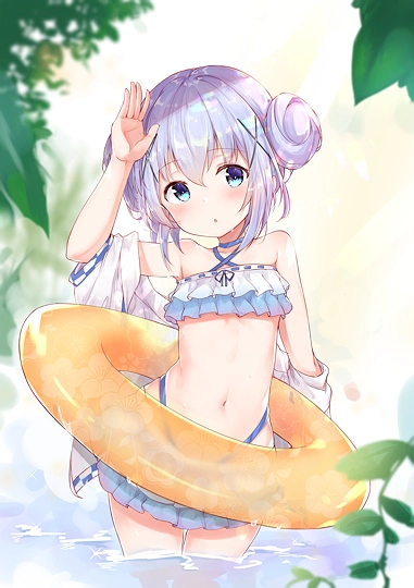 夏チノ-草丛看图