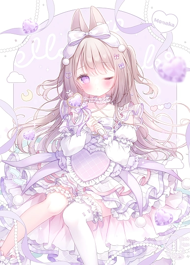 魔法少女もなかちゃん💜໒꒱˚.*-草丛看图