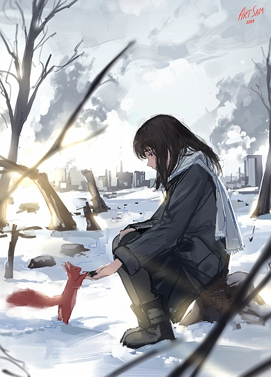 Winter Sadness-草丛看图