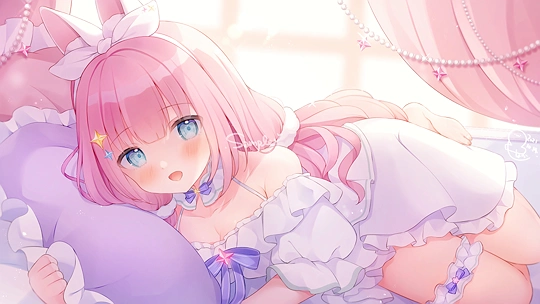 【お仕事】いい夢見れますように...🐰💖-草丛看图