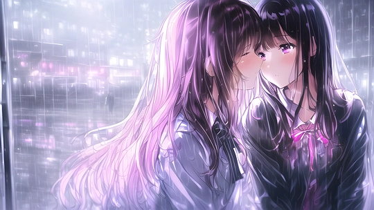 雨が降る街-草丛看图