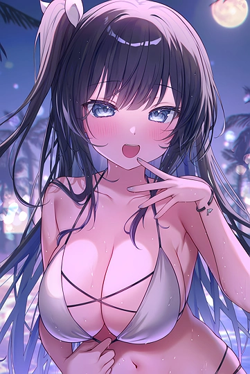 ナイトプールで…💜-草丛看图