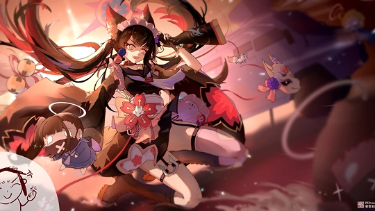 狐坂ワカモ·メイド-草丛看图