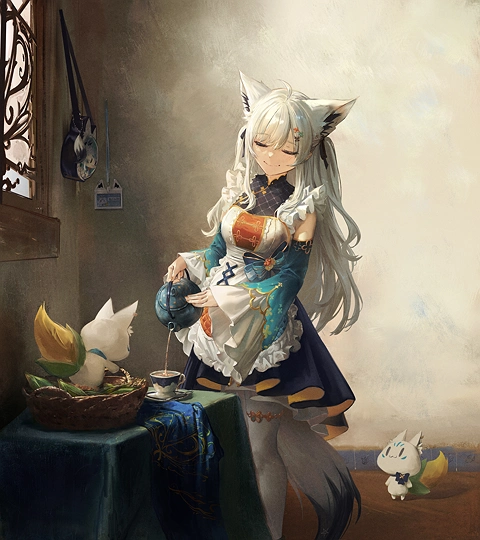 The Tea Maid-草丛看图
