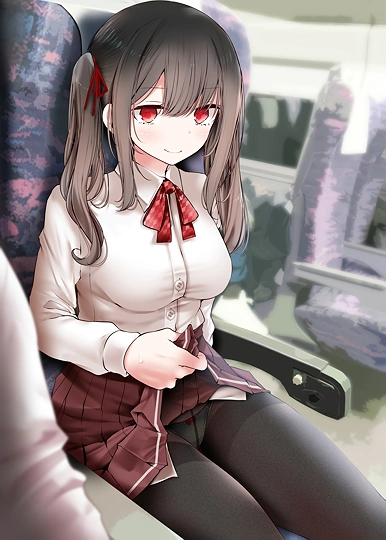 通勤道中でぱんつを見せてくるツインテ女子-草丛看图