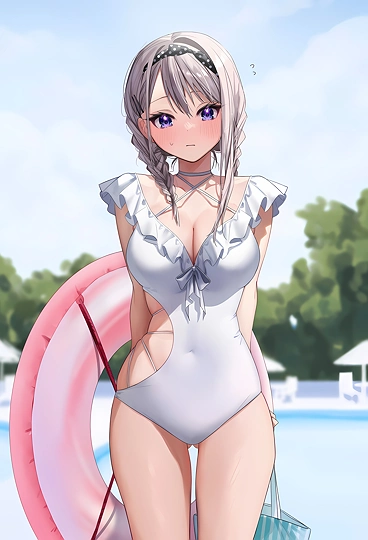 志乃ちゃんフィギュア🏖️-草丛看图