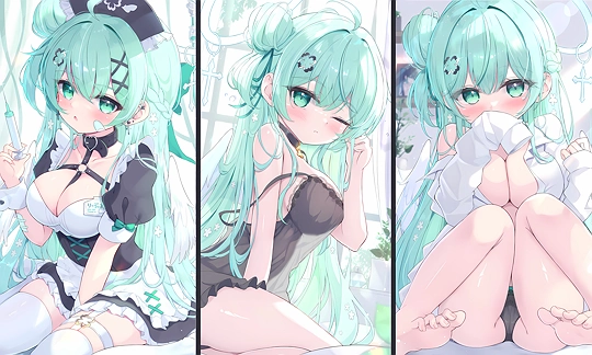リーヴィアちゃんタペストリー/直筆サイン入り複製原画受注生産-草丛看图