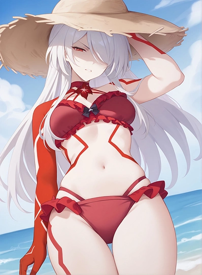 Acheron on vacation-草丛看图