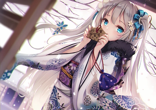 正月イラスト-草丛看图