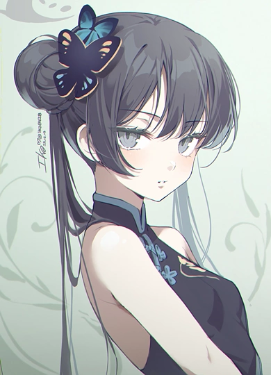 ブルーアーカイブ_竜華キサキ-草丛看图