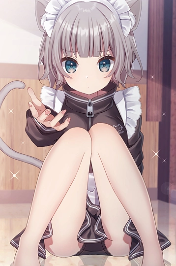 ねこみみジャージメイドさん-草丛看图