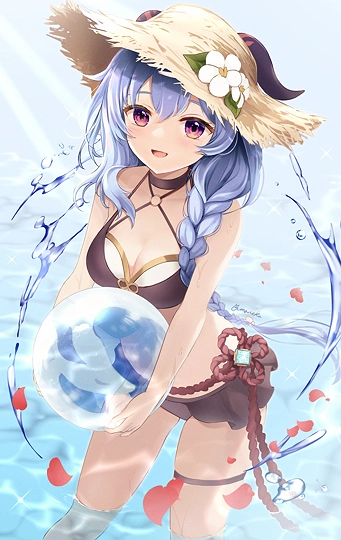 甘雨の休暇🏖-草丛看图