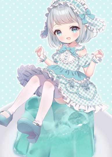 【コミ１新刊表紙】mint green jelly-草丛看图