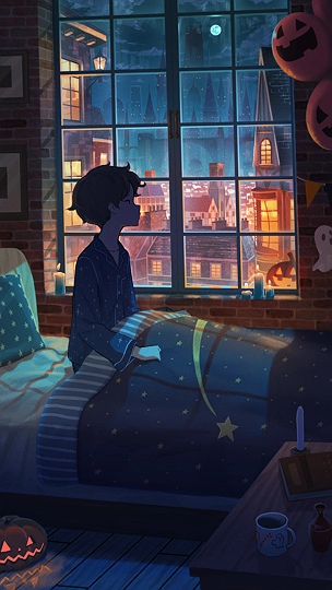 ハロウィンの夜-草丛看图