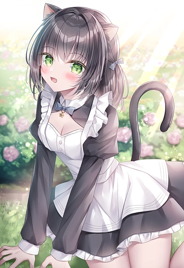 にゃん🐈‍⬛-草丛看图