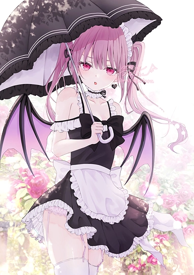悪魔っ娘メイド-草丛看图