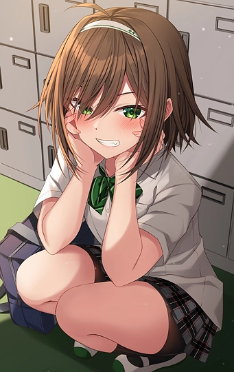 「一緒に帰りましょ、センパイ♡」-草丛看图