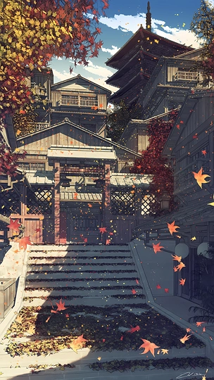階段で上へと-草丛看图