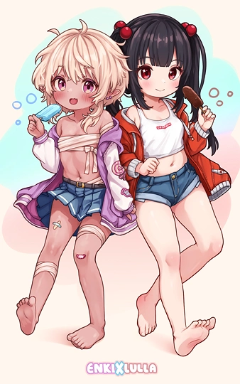 [Commission] Enki X Lulla-草丛看图