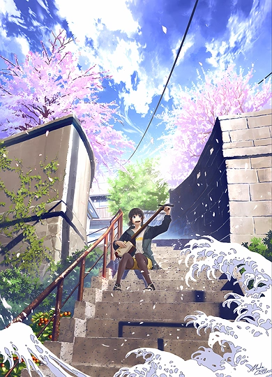 桜しぶき-草丛看图