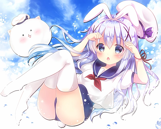 スク水セーラーチノちゃん-草丛看图