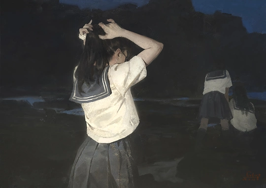 夜遊び-草丛看图
